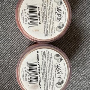 loose powder. Two - one is translucent and other suntan. Selling both together